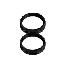 Lot de 2 bagues de fixation d’abat-jour pour douille E27 ø47mm – Noir