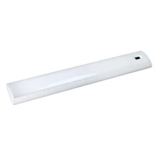 Réglette LED LULA – 1,6W 170lm blanc chaud 3000K 24cm – Lumière variable, inter IFR, rechargeable USB – Blanc (sous meuble)