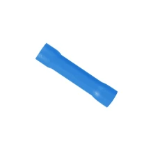 Lot de 10 cosses à sertir isolées prolongateurs femelle/femelle – longueur 26mm – 1,5 à 2,5 mm² – Bleu