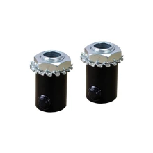 Lot de 2 serre-câbles ø 13mm haut. 27mm – Mâle pas 10x1, pour câble ø 7mm maxi – Aluminium noir (luminaire suspendu)