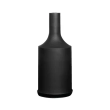Kit cache-douille silicone + douille E27 – 4A 250V – Noir (luminaire)