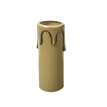 Bougie plastique pour support E14 haut. 65mm – Rustique