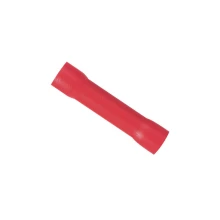 Lot de 10 cosses à sertir isolées prolongateurs femelle/femelle – longueur 26mm – 0,5 à 1,5 mm² – Rouge