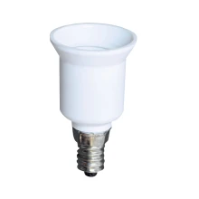 Transformateur de douille E14 vers E27 – 60W maxi – 4A 250V (modification luminaire)