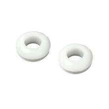 Lot de 2 passe-fils plastique diamètre intérieur 7mm extérieur 13 mm – Finition et protection des câbles – Blanc (luminaire)