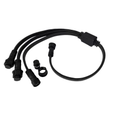 Multi-connecteur pour guirlandes connectables – Connexion jusqu’à 15 guirlandes et 15W maxi par douille – IP65 (extérieur)