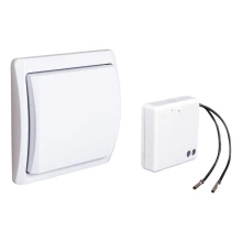Kit interrupteur va-et-vient sans fil – Transformation inter simple allumage en va-et-vient – Portée 70m 300W max (intérieur)