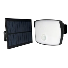 Mini projecteur solaire LED avec détecteur de mouvement – 5W 500lm blanc neutre 4000K – IP44 Noir (extérieur)