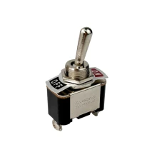Interrupteur à levier à encastrer 2500W maxi – Fixation par écrou et connexion à vis (luminaire ou autre appareil électrique)