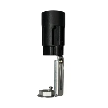 Support bougie E14 – Vis de blocage – Hauteur réglable de 81 à 105mm, femelle pas 10x1 (luminaire)