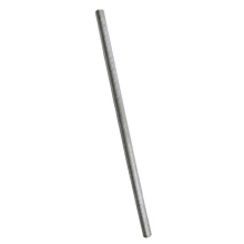 Tubulure filetée mâle pas 10x1 haut. 25cm – passage de câble ø 7mm – Acier (montage luminaire)