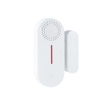 Détecteur d’ouverture connecté, contact magnétique 100dB–Piles non fournies – Notification smartphone via Tuya (porte, fenêtre)