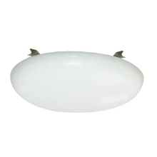 Cache-fil de plafond plastique – Diamètre 95 mm – Fixation par pattes métalliques