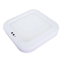 Spot LED ISLA – 1,2W 80lm blanc chaud 3000K – Lumière variable, inter infrarouge – Recharg. USB – Blanc (sous étagère, placard)