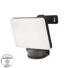 Projecteur LED FULL SCREEN 100% réparable à détecteur de mouvement – 20W 2160lm blanc 4000K – Noir IP65 (extérieur)