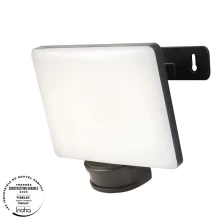 Projecteur LED FULL SCREEN 100% réparable à détecteur de mouvement – 30W 3110lm blanc 4000K – Noir IP65 (extérieur)