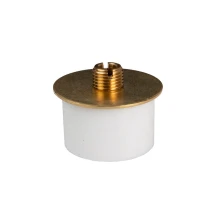 Raccord adaptateur bouteille mâle pas 10x1 ø29-32mm, passage câble ø5,6mm – Caoutchouc et support laiton (montage luminaire)