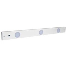 Réglette LED CAMPONA – 10W 935lm blanc neutre 4000K 83cm – Interrupteur infrarouge 230V direct – Blanc (sous meuble)