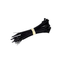 Lot de 100 colliers de câblage denture intérieure – 100x2,5mm – Nylon noir (intérieur ou extérieur)