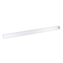 Réglette LED JENA 3,6W 250lm blanc 4000K 60cm, inter IFR, lumière variable, rechargeable USB – Blanc (sous meuble cuisine)