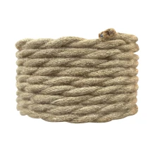 Câble électrique tissu torsadé long. 3m ø 9mm – H05V-K 2x0,75mm2 – Corde (luminaire)
