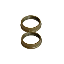 Lot de 2 bagues de fixation d’abat-jour pour douille E14 ø35mm – Doré