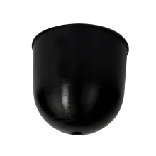 Pavillon cache-fils ø 70 mm haut. 63mm passage de câble ø 7mm – Plastique blanc (plafond)