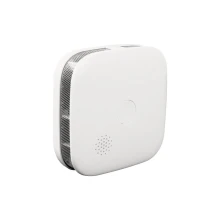 Détecteur de fumée compact – Pile fournie – 85 dB – bouton test, voyant de fonctionnement – Garantie 10 ans (intérieur)