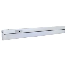 Réglette LED SINGONE – 10W 935lm blanc chaud 3000K 56cm – Inter infrarouge, variable, connectable – Argent (sous meuble)