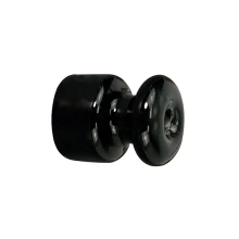 Passe-câble céramique – ø 19 mm haut.24 mm pour câble ø8mm maxi – Noir (luminaire)