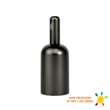 Kit cache-douille métal + douille E27 – 4A 250V – Finition titane (suspension)