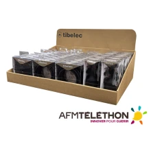 Box Téléthon Suspension Noire - Douille Silicone