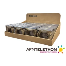Box Téléthon Câbles Tissu Déco Corde