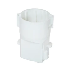 Douille de chantier B22 à connexion rapide par clip – Plastique blanc (test d’installation provisoire)