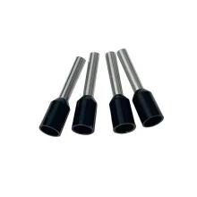 Lot de 20 embouts de câblage pré-isolés 1,5 mm² – Noir