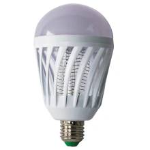 Ampoule LED 7W 320lm culot E27 blanc chaud 3000K – Destructeur d'insectes – Utilisation indépendante ou simultanée (intérieur)