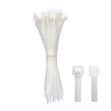 Lot de 100 colliers de câblage denture intérieure – 150 x 3,6 mm – Blanc (intérieur ou extérieur)