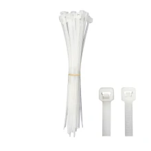 Lot de 30 colliers de câblage denture intérieure – 100 x 2,5 mm – Blanc (intérieur ou extérieur)