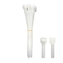Lot de 30 colliers de câblage denture intérieure – 150 x 3,6 mm – Blanc (intérieur ou extérieur)