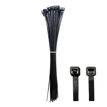 Lot de 30 colliers de câblage denture intérieure – 250x4,8mm – Noir (intérieur ou extérieur)