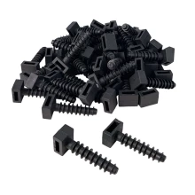 Lot de 50 chevilles à frapper 8x35mm pour colliers d’installation – Noir (intérieur et extérieur)