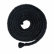Câble électrique coton torsadé XXL long. 2m ø 15mm – H03VV-F 2x0,75mm2 – noir (luminaire)