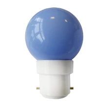 Ampoule LED sphérique B22 0,7W 30 lm – Plastique bleu (guirlandes guinguettes)