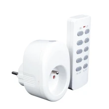 Kit prise radio télécommandée marche/arrêt avec télécommande – 3680W 16A 230V – 433,92 MHz – Portée 70 m