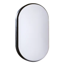 Hublot LED ALUDRA ovale 12W température de couleur réglable 3000/4000/6500K – Noir (intérieur extérieur)