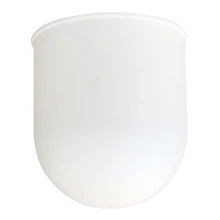 Pavillon cache-fils cylindrique Ø70 mm H63 mm passage câble Ø6 mm – Plastique blanc (plafond)