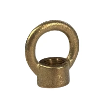 Anneau de suspension – Pas femelle 10x1 – Laiton (pour luminaire)