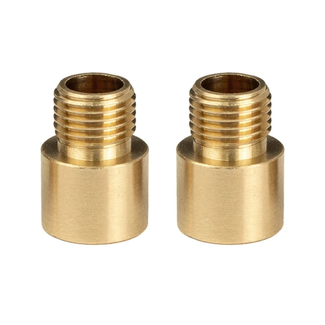 Raccord femelle / mâle 10×1 Ø 11 mm – Laiton (montage douille luminaire) (photo n°1)