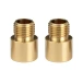 Raccord femelle / mâle 10×1 Ø 11 mm – Laiton (montage douille luminaire) (miniature n°1)
