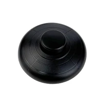 Interrupteur à pied rond – Noir – pour câble plat 2x0,75 mm² 6A 250V (luminaire)